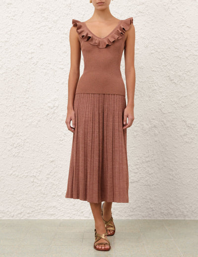 COMING SOON Wanderlust Metallic Midi Skirt