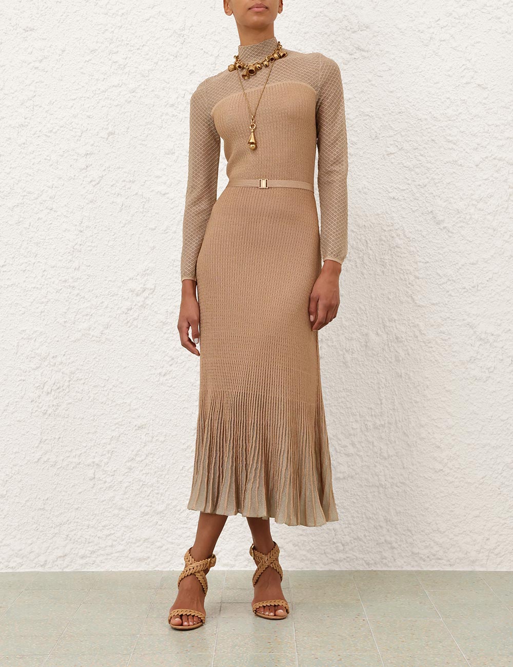 SPECIAL ORDER Metallic Midi Dress