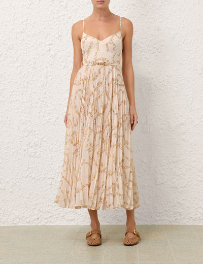Sunray Pleated Picnic Dress