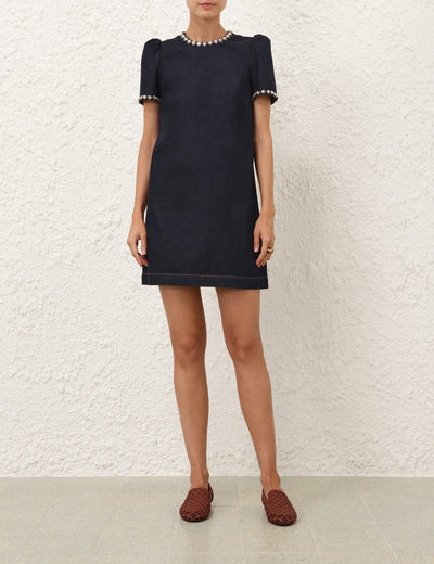SPECIAL ORDER  Embellished Denim Dress