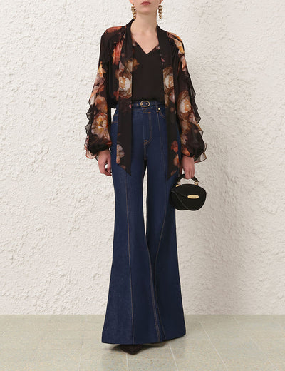 Hypnotic Flutter Blouse