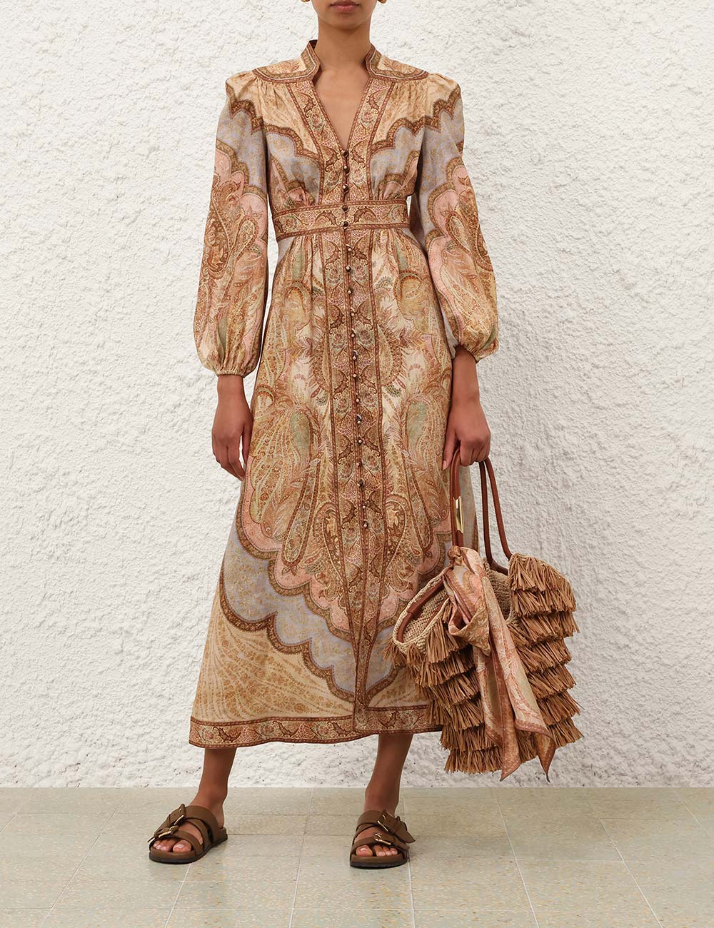 COMING SOON Wanderlust Plunge Midi Dress