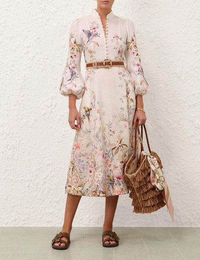 COMING SOON Rebellion Button Midi Dress