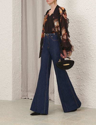 Hypnotic Flutter Blouse