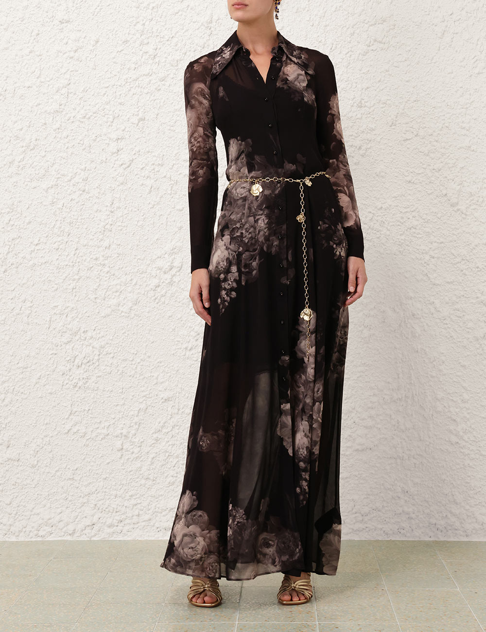 Hypnotic Maxi Shirt Dress
