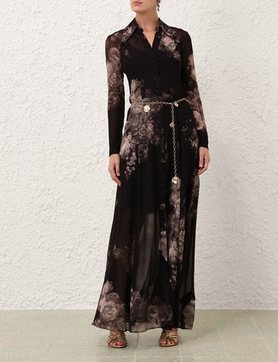 Hypnotic Maxi Shirt Dress