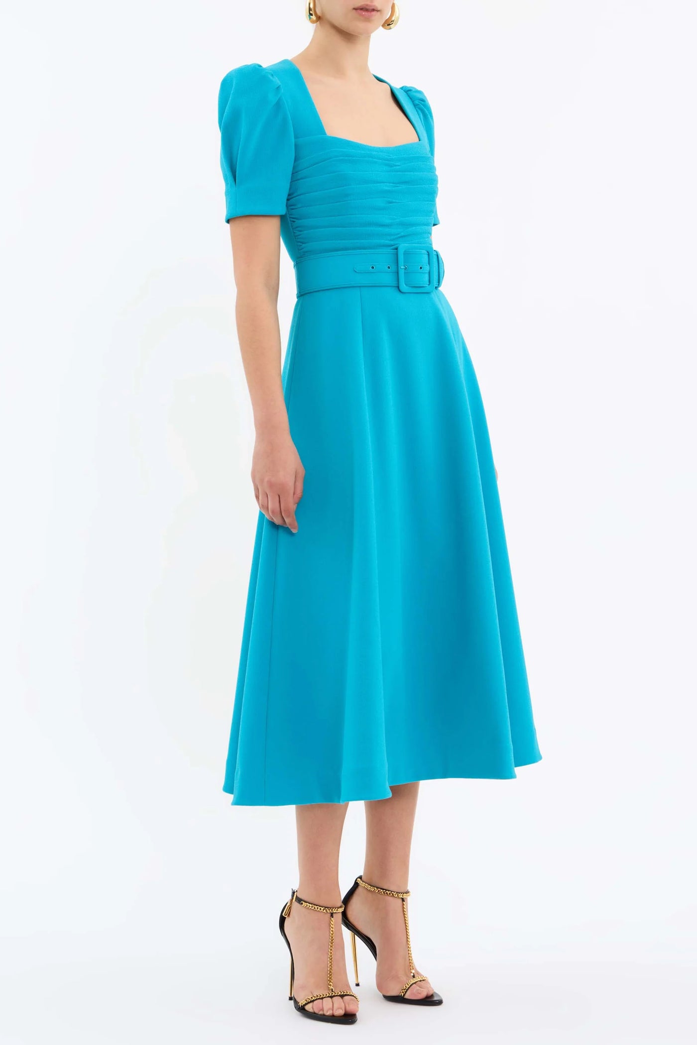 Ella Short Sleeve Midi Dress