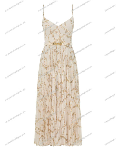 Sunray Pleated Picnic Dress