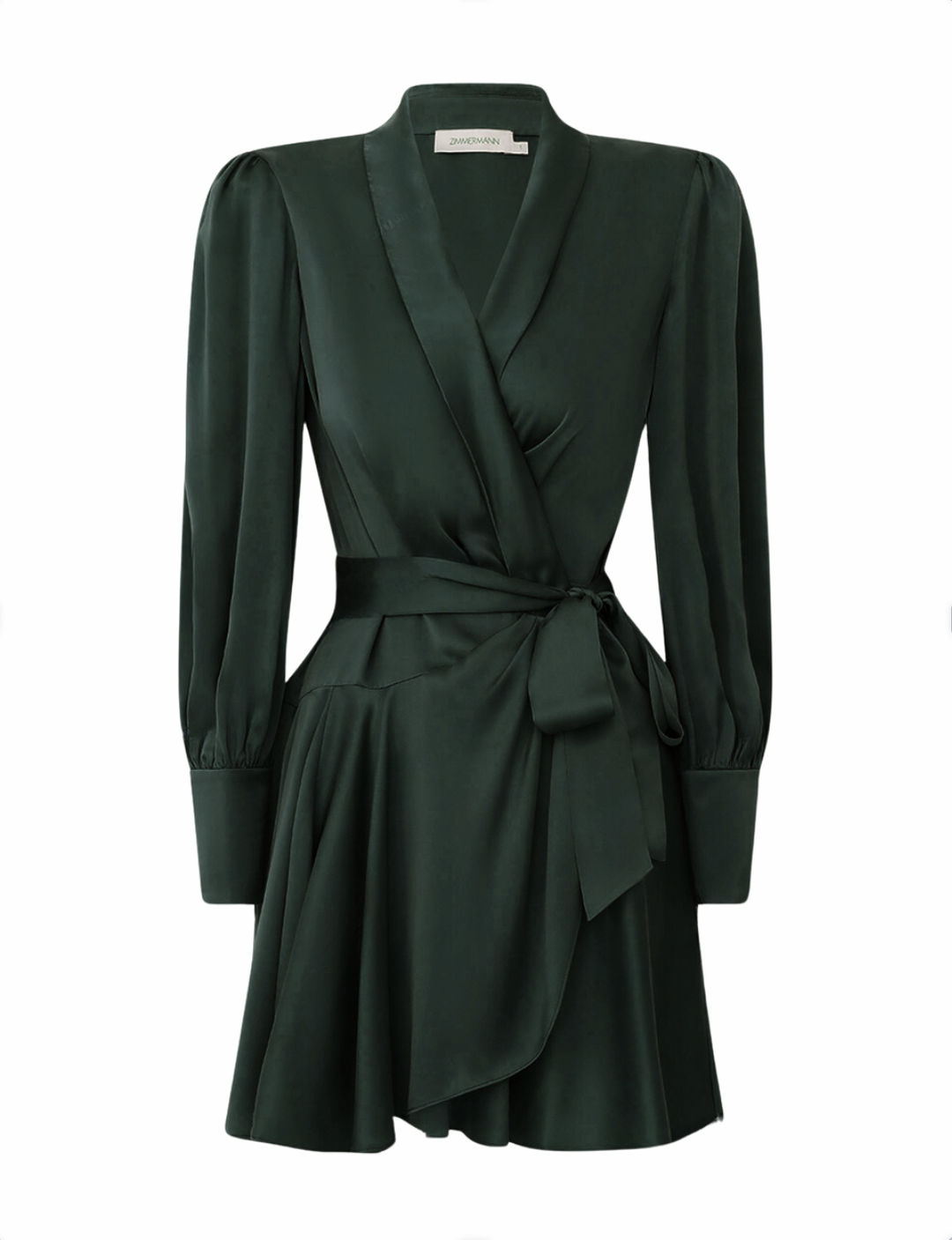 Silk Wrap Mini Dress ( Forest Green) Coco Wellington Silk Wrap Mini Dress ( Forest Green) Coco Wellington