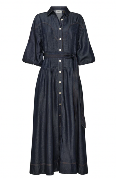 Cleo Denim Dress (Indigo)
