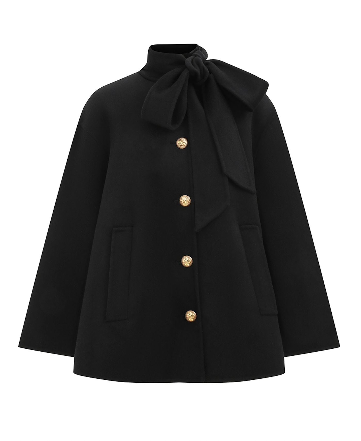 Hypnotic Pussybow Coat (Black)