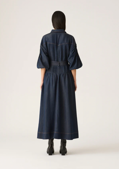 Cleo Denim Dress (Indigo)