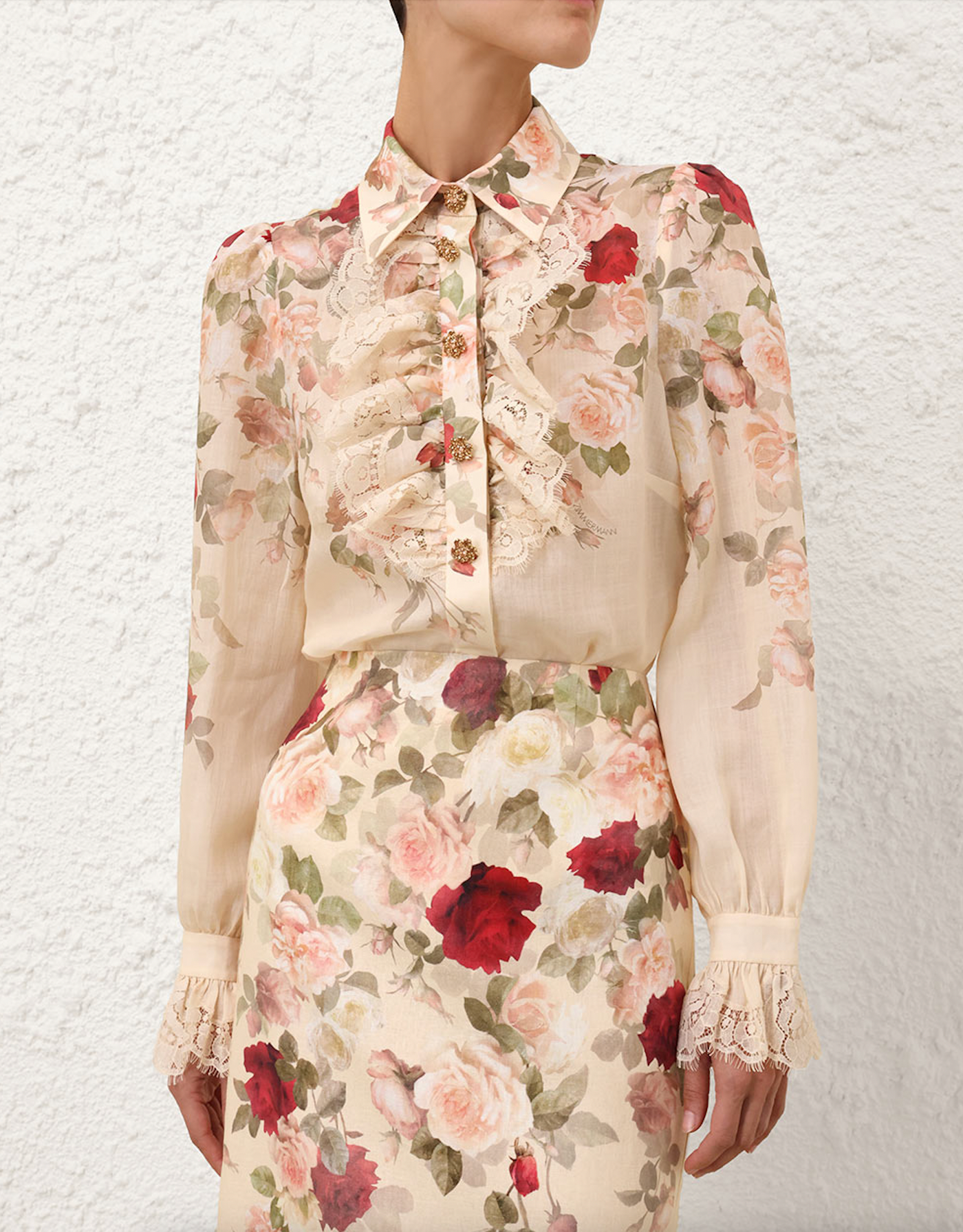 Hypnotic Tux Shirt (Cream Cascade)