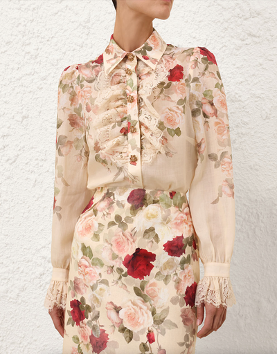 Hypnotic Tux Shirt (Cream Cascade)