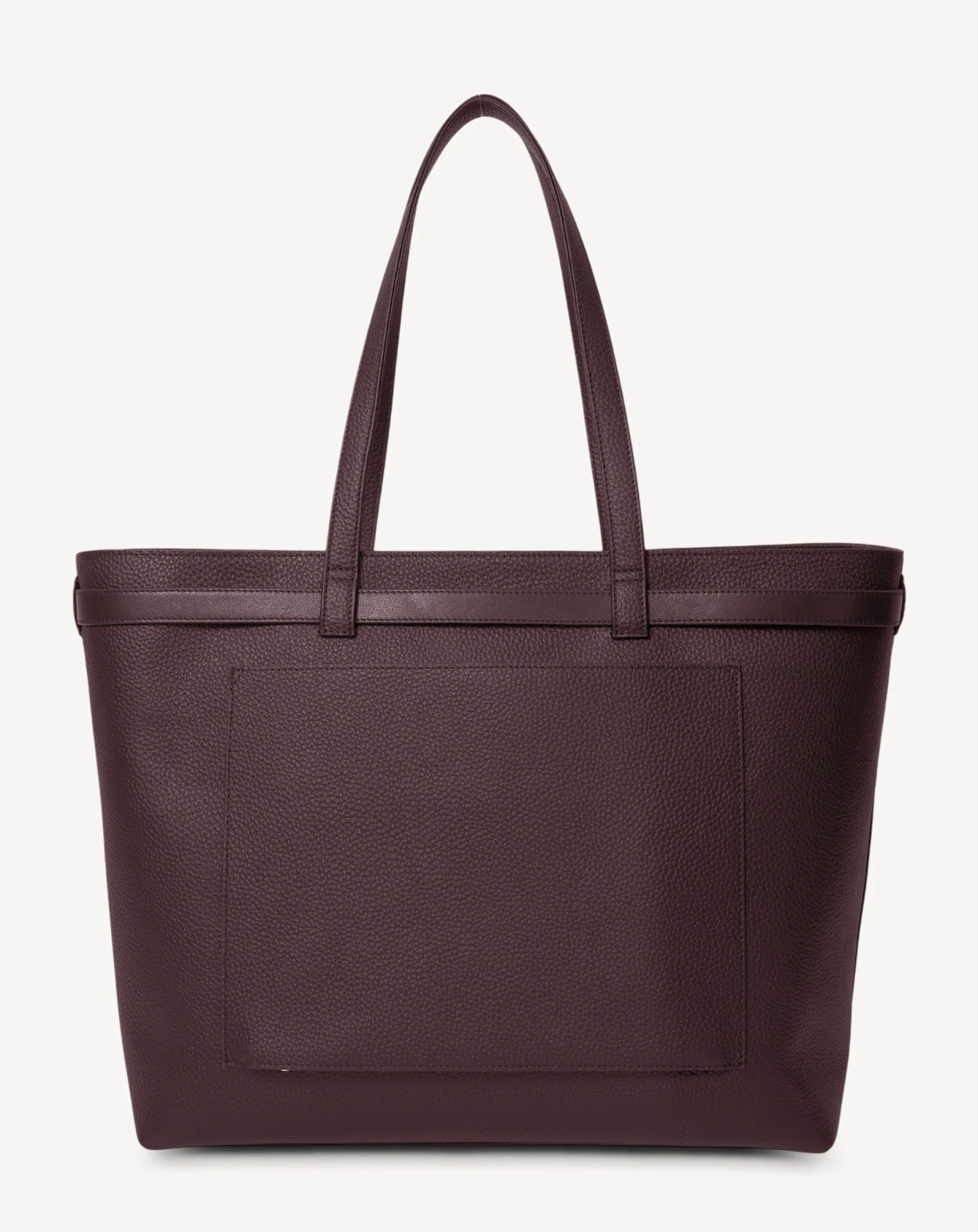 Tia Shoulder Bag (Merlot + Bronze Interior)