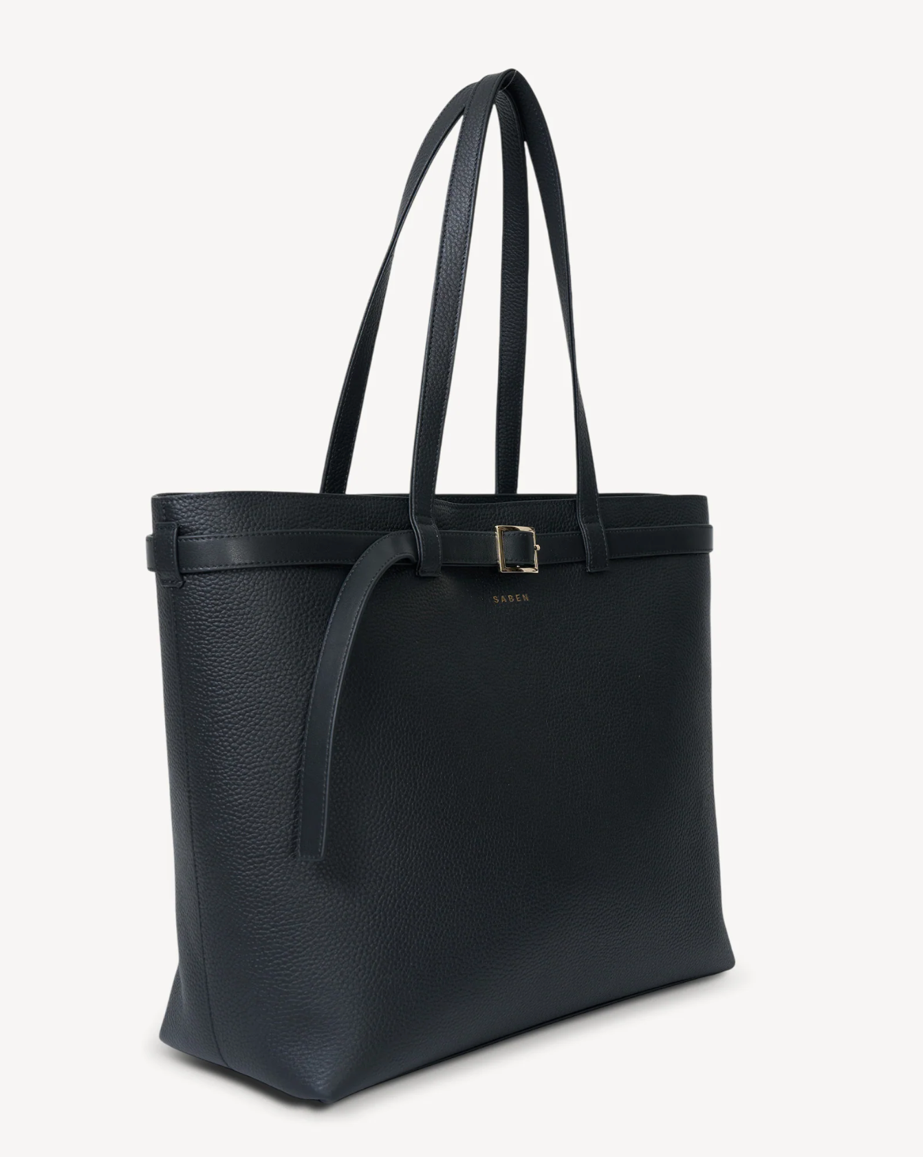 Tia Shoulder Bag (Black + Bronze Interior)