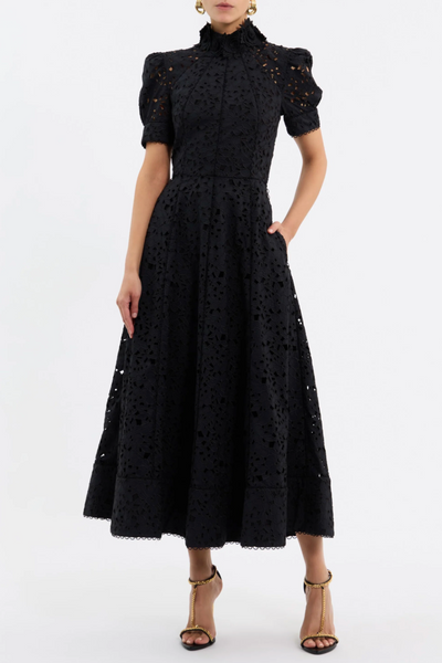 Kitsu Short Sleeve Midi Dress