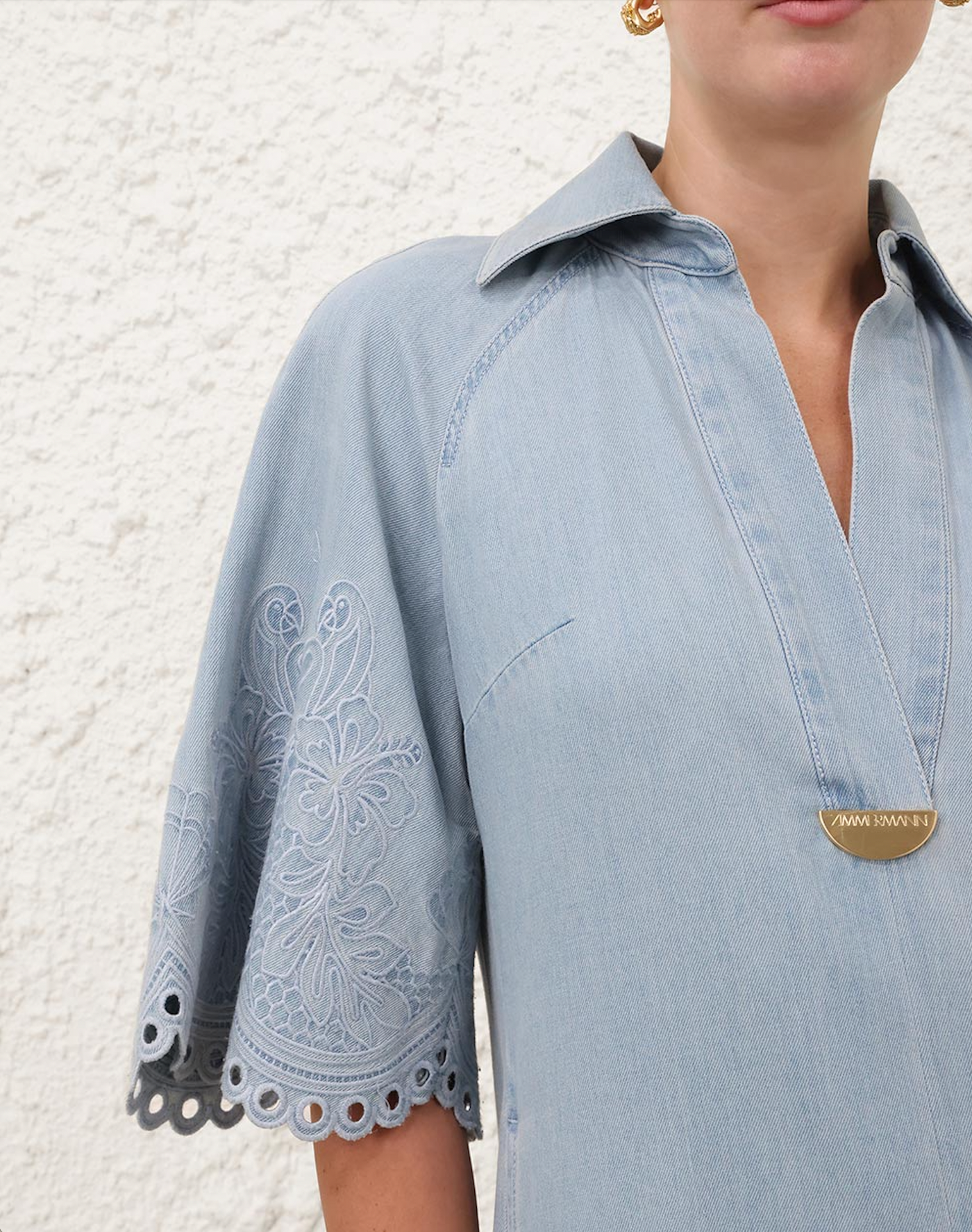 Daylight Denim Midi Dress