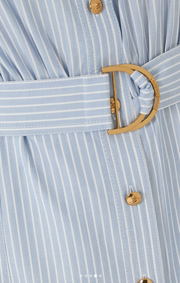 SPECIAL ORDER Stripe Utility Midi Dress