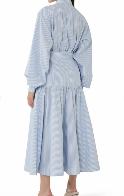 SPECIAL ORDER Stripe Utility Midi Dress