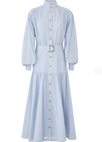 SPECIAL ORDER Stripe Utility Midi Dress