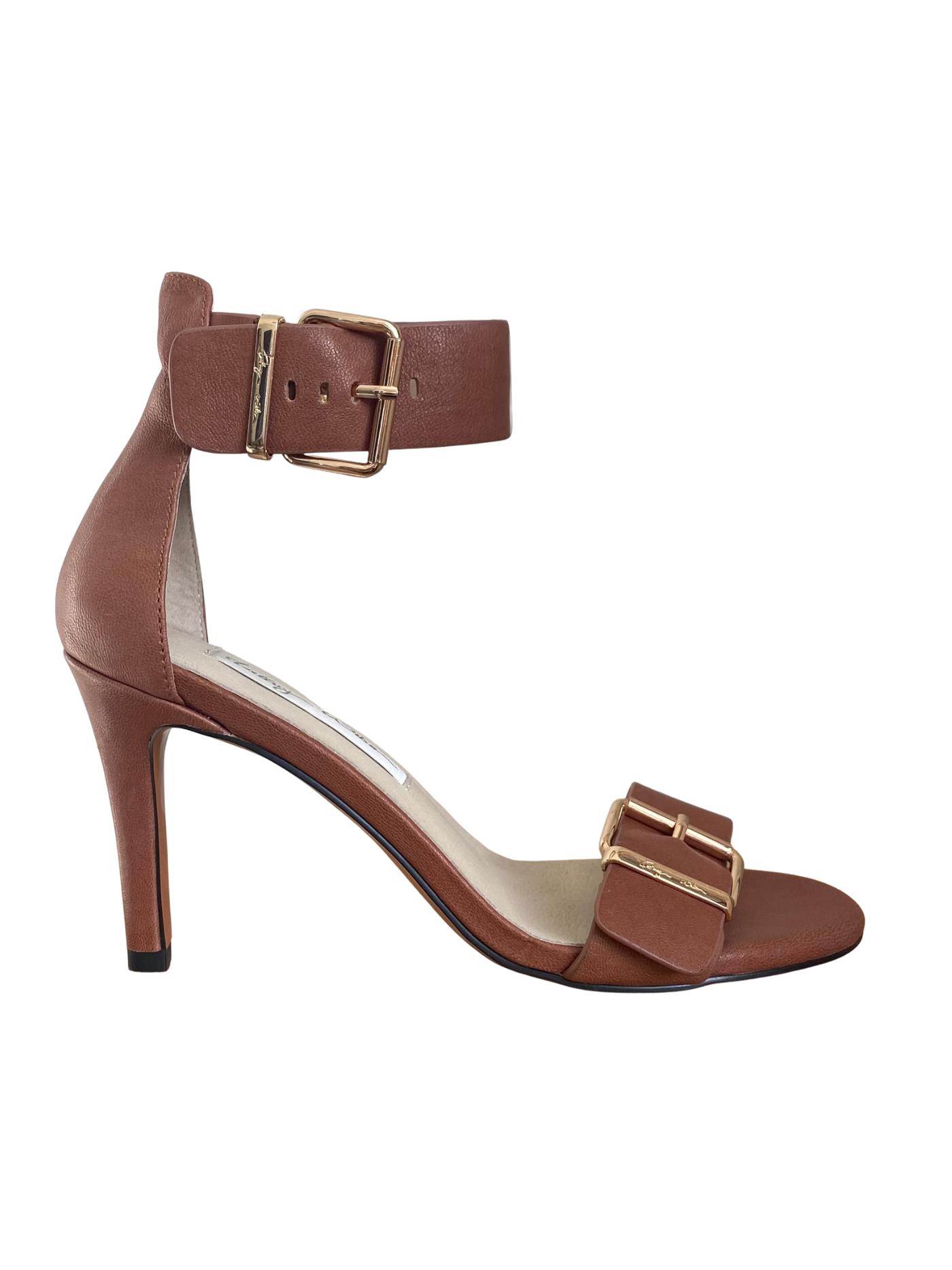 Coco Buckle Heel (Tan)
