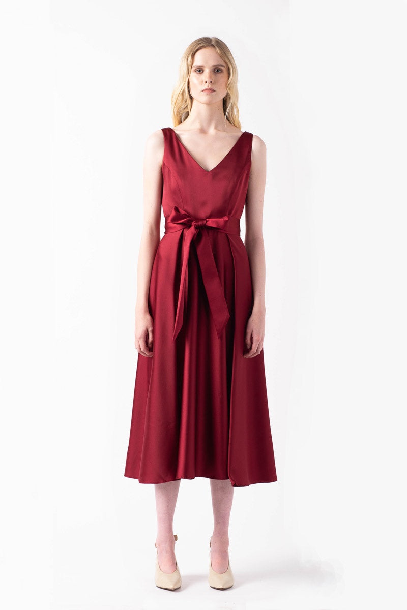 Dita Dress (Berry)