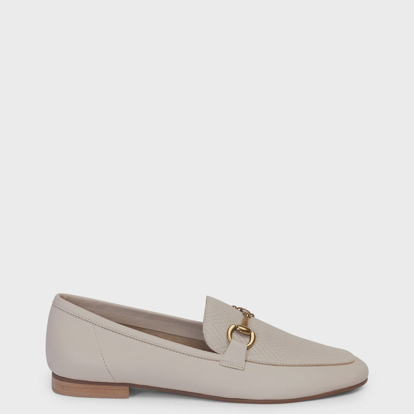 Leila Loafer (Stone Embossed Calf)