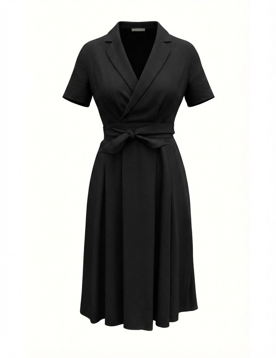 Phea Shirt-Dress (Black) – Coco Wellington