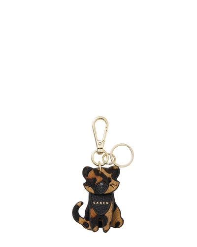 CHARM KEYRING (COSMO CAT LEOPARD)