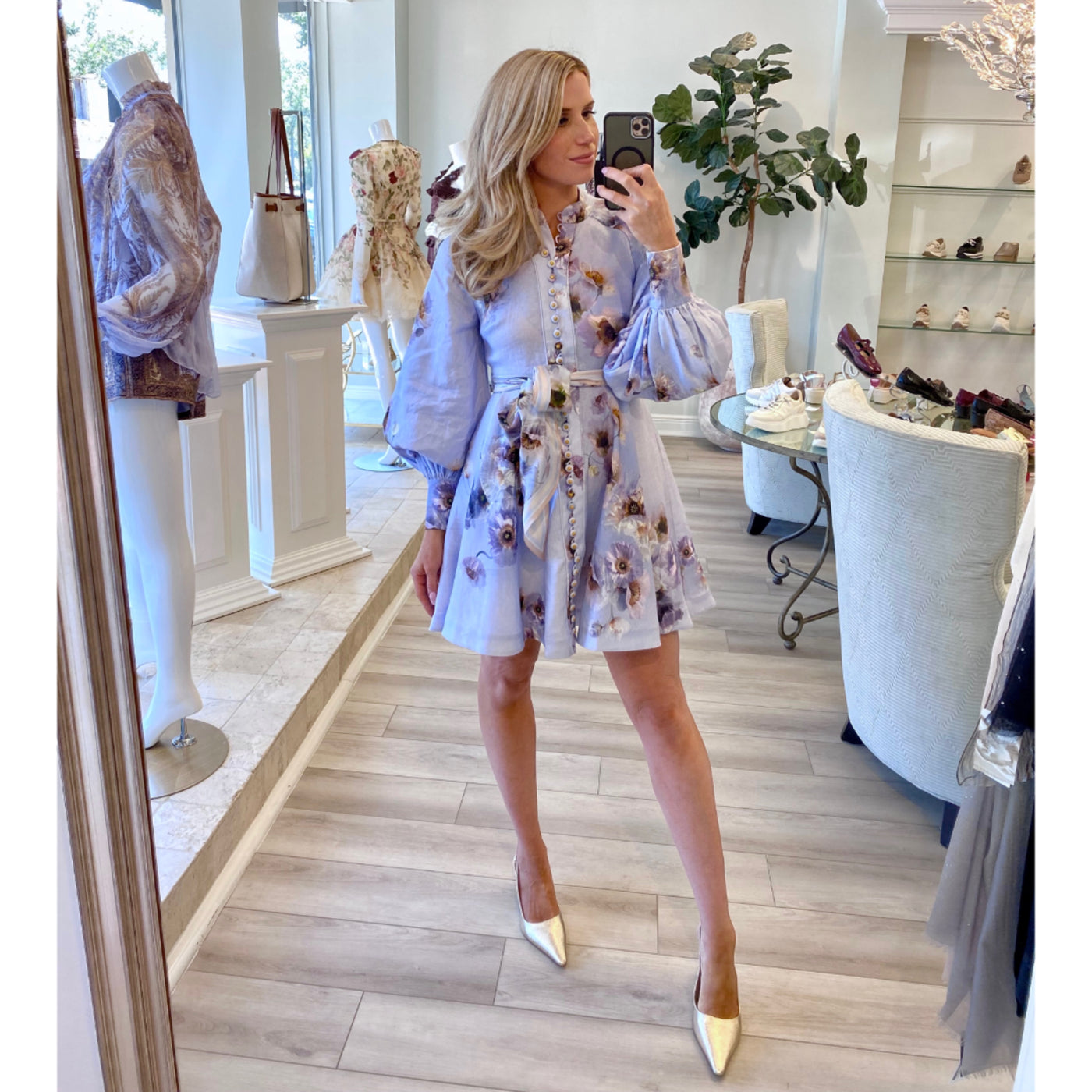 SPECIAL ORDER Hypnotic Buttoned Mini Dress