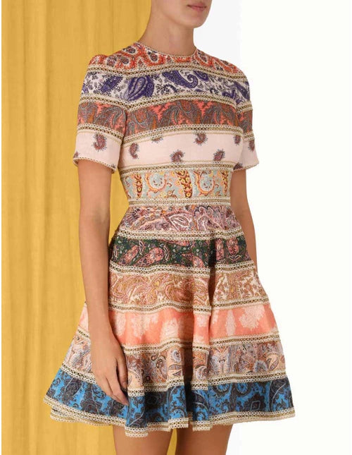 Devi Spliced Mini Dress