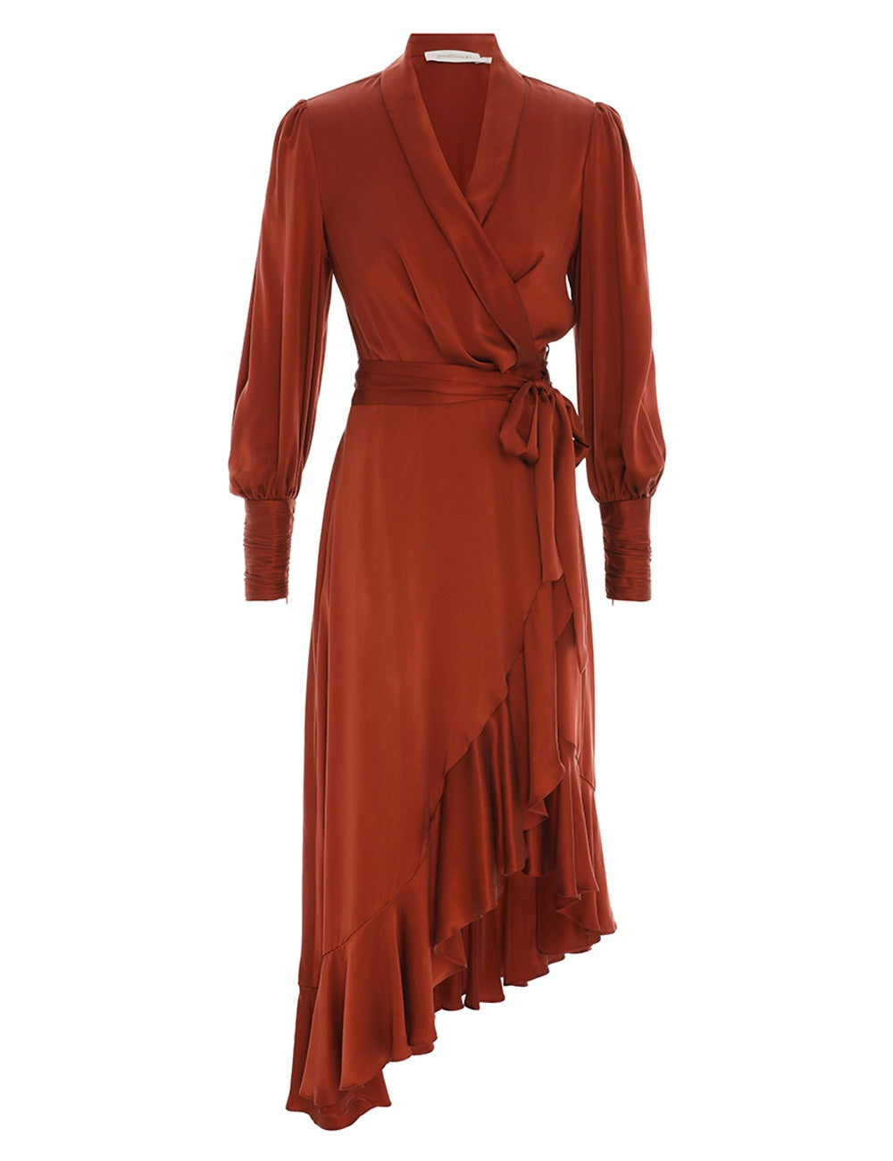 Silk Wrap Midi Dress (Sienna)