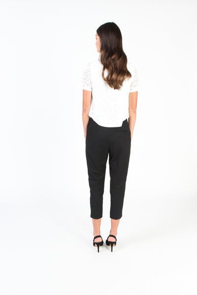 Tailored Pant NO.1 (Black Wool Suiting)